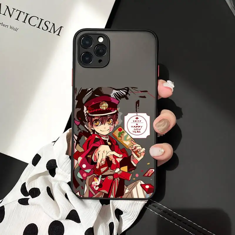 

Toilet Bound Hanako Kun anime Phone Case matte transparent For iphone 7 8 11 12 plus mini x xs xr pro max cover