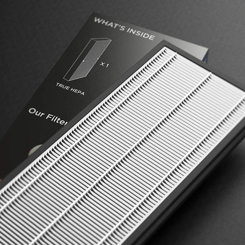 

True HEPA Filter + Activated Carbon Pre Filter Compatible for Eureka NEA120 Air Purifier. Compared to Part NEA-F1 NEA-C1