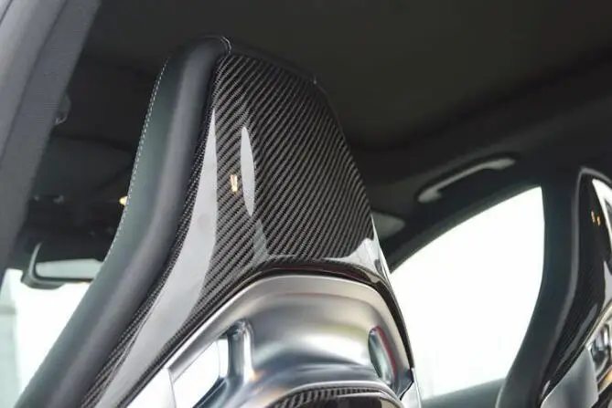 Задняя крышка из углеродного волокна для Benz A45/CLA45/GLA45/C43/C63/E43/E63A CLA GLA Class AMG 14 15 16 17