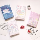 Японский милый водонепроницаемый набор для паспорта с двумя звездами, простой держатель для паспорта с героями мультфильмов