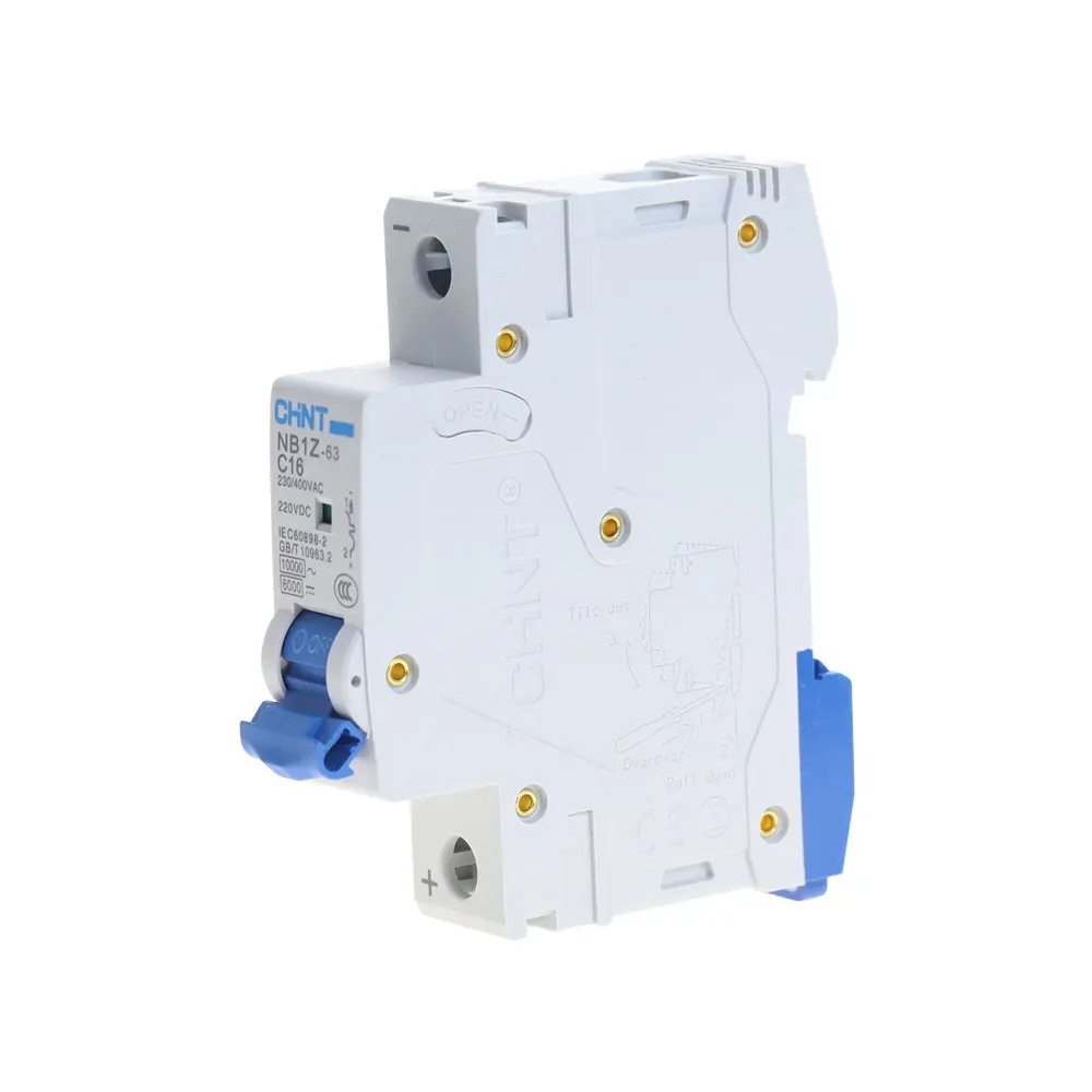 Автоматический выключатель DC MCB 1 полюс 60 А пост. Тока 220 В перем. 400 в/в 6 ка|circuit