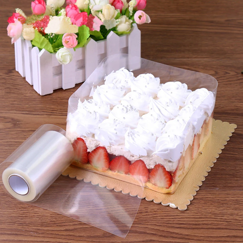 

10m Cake Surround Film Transparent Cake Collar Mousse Chocolate Pastry Cakes Mold for Baking Accessories Kitchen Supplies