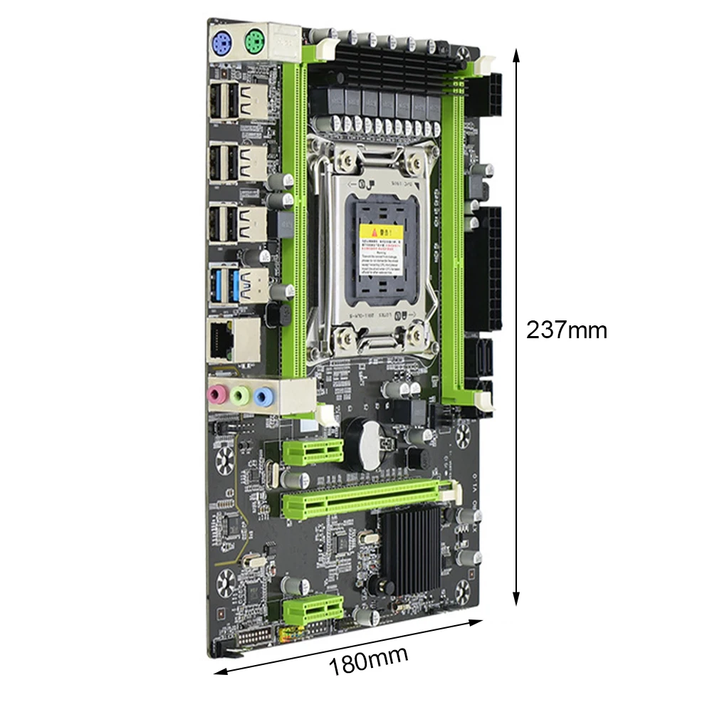 

X79PRO материнская плата LGA 2011 Pin DDR3 слот ECC S-ATA II 32G память M.2 высокоскоростной интерфейс материнская плата для настольного компьютера E5 2680