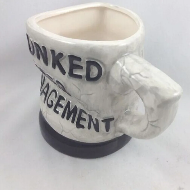 Бесплатная доставка 48 шт./лот кружка с искажением керамическая чашка креативная