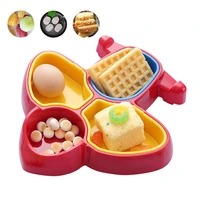 baby plates food grade cartoon cute bowl kitchenware childrens tableware baby utensils solid feeding compartment baby dishes