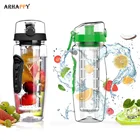BPA бесплатная бутылка для фруктовой воды, фруктовый инфузионный сок, Спортивная бутылка для лимонной воды, для фитнеса, спорта, для инфузий, питьевые бутылки