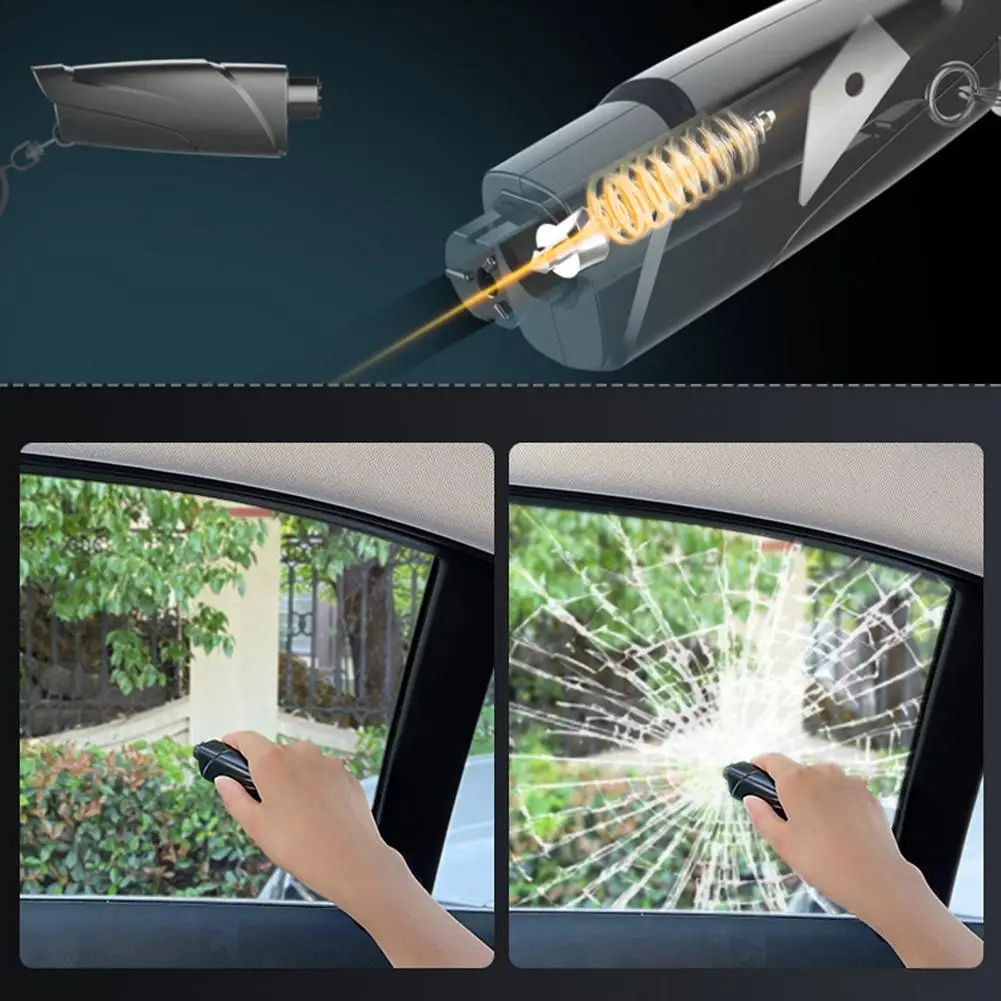

Self-defense Stab Cone Emergency Window Breaking Hammer Escape Self-defense Car Multifunction Durable Safety Lifesaving Hammer