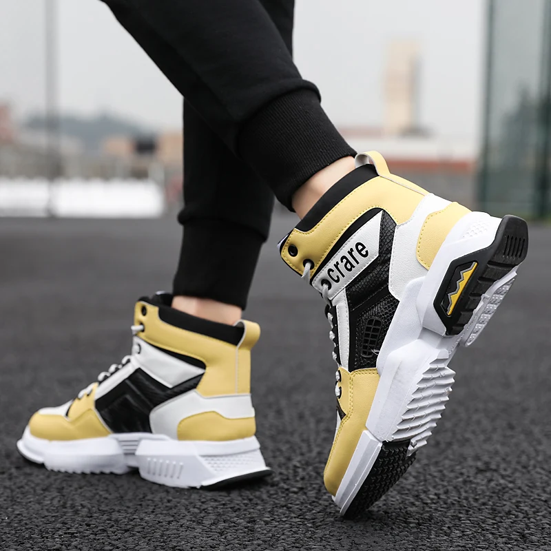 2019 модная мужская повседневная обувь кроссовки прогулочная новые массивные для