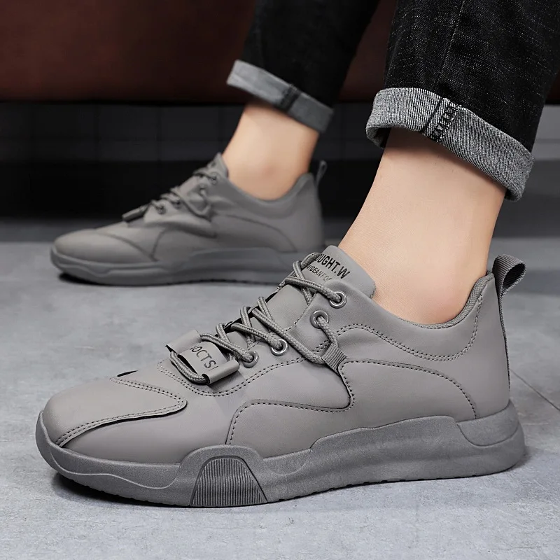 

Men's Shoes Lace Up Trend Comfortable Men Casual Shoes Outdoor British Style Fashion Low-cut Men Sneakers Luxury Brand Zapatos