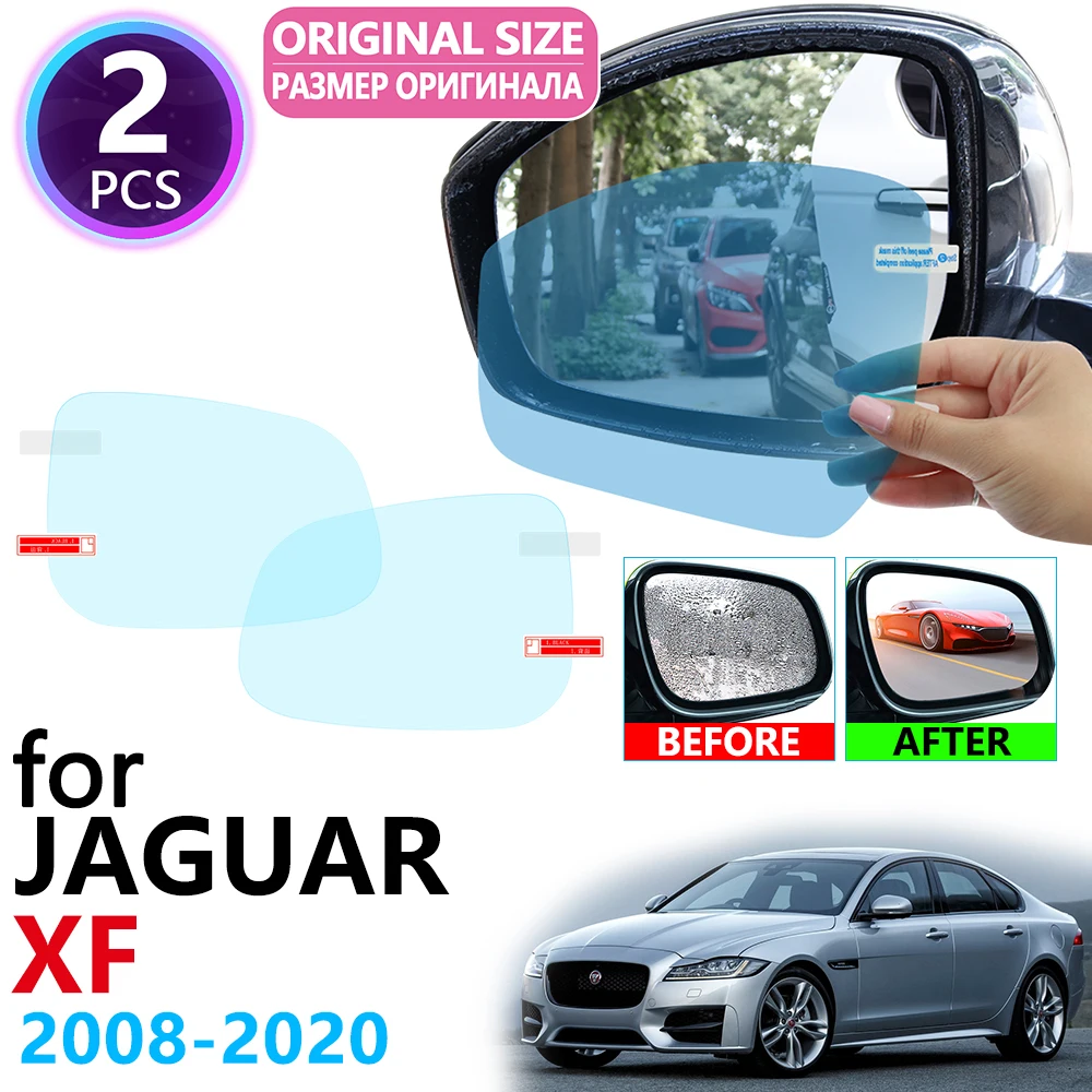 

Для Jaguar XF X250 X260 2008 ~ 2020 полное покрытие зеркало заднего вида противотуманные пленки непромокаемая противотуманная пленка чистые автомобиль...