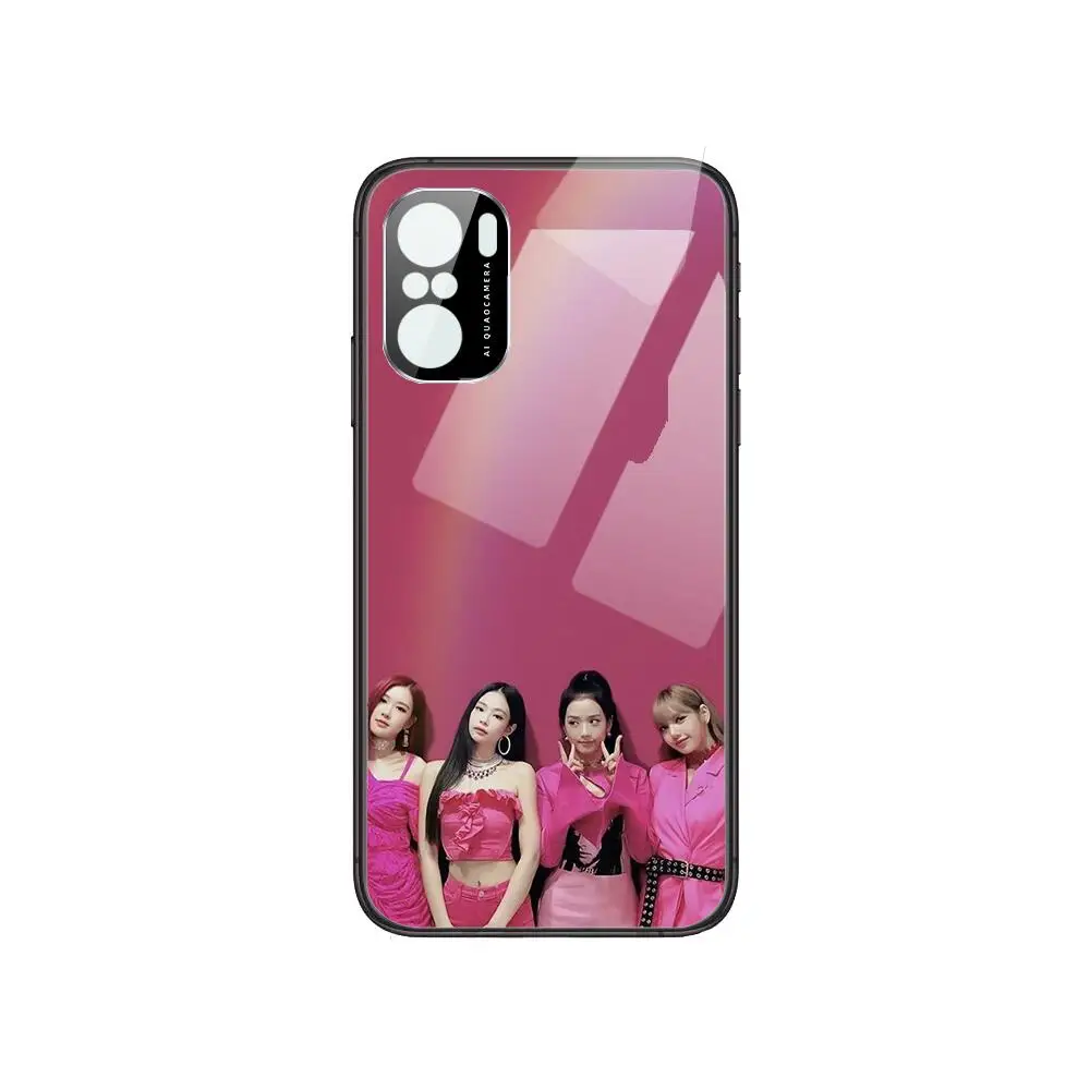 

Singer group blackpinks kpop Phone Case For POCO F1 F2 F3 Pro X3 M3 9C 10T Lite NFC Anime Black Cover Silicone Back Prett mi 10