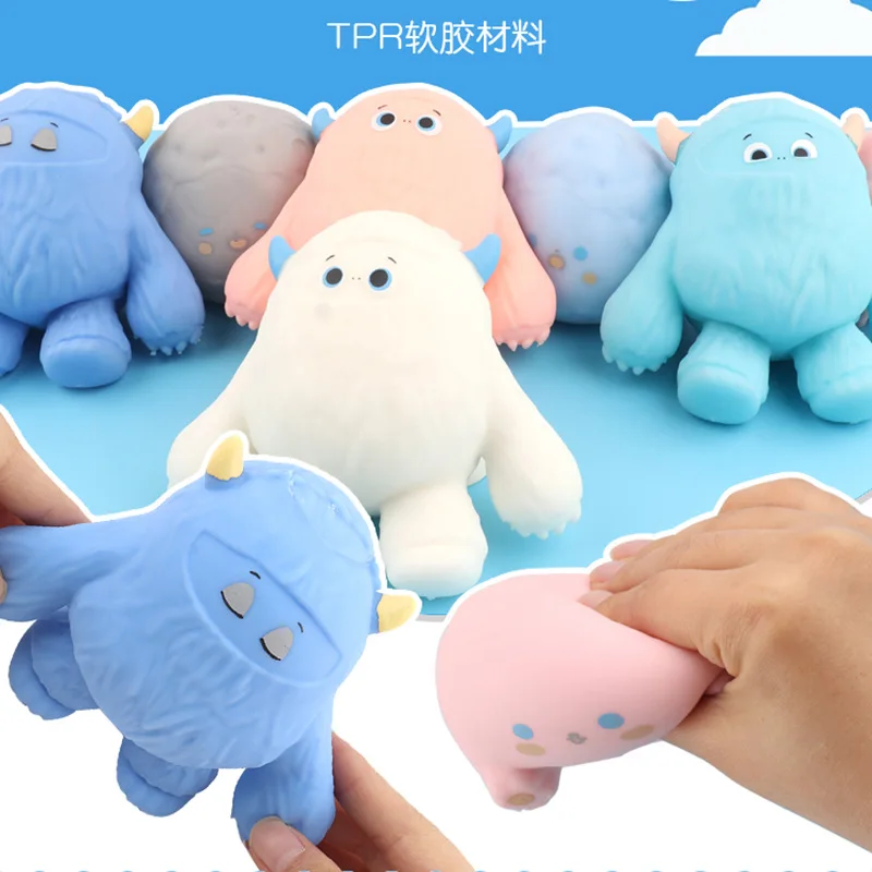

Kawaii TPR Снежный Монстр Роза медведь мука эластичные антистрессовые игрушки фиджет игрушки для детей фиджет