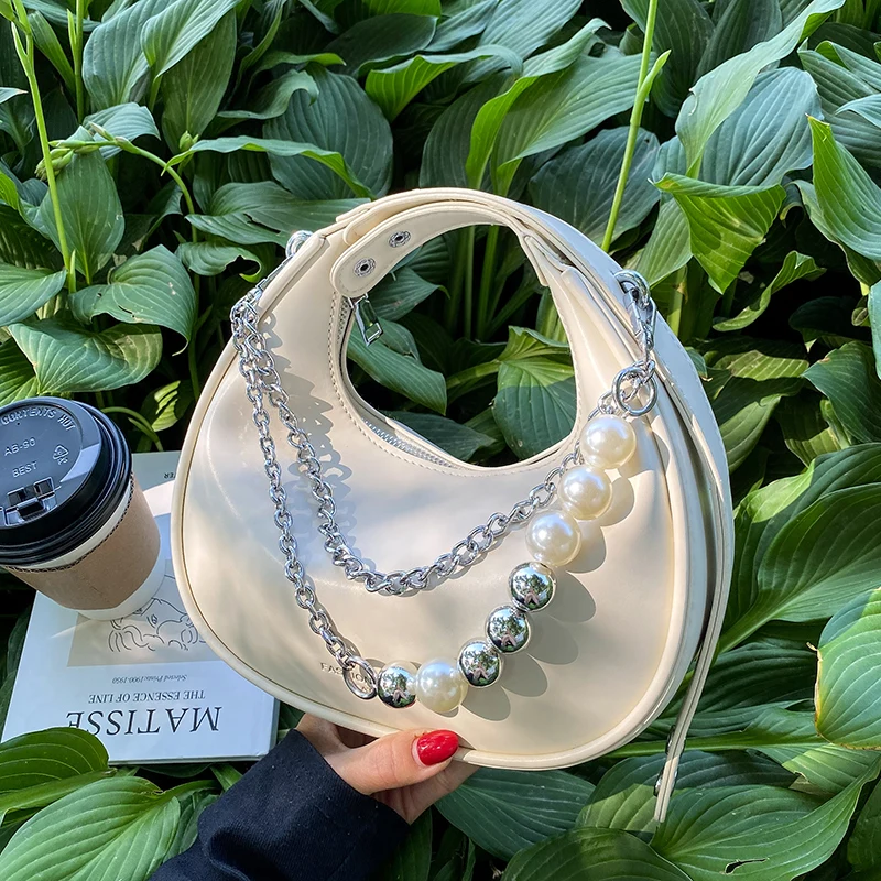 

Cute Solid Color Small PU Leather Shoulder Bags for Women 2022 Winter Lady Simple Handbags and Purses Female Travel Totes Purse