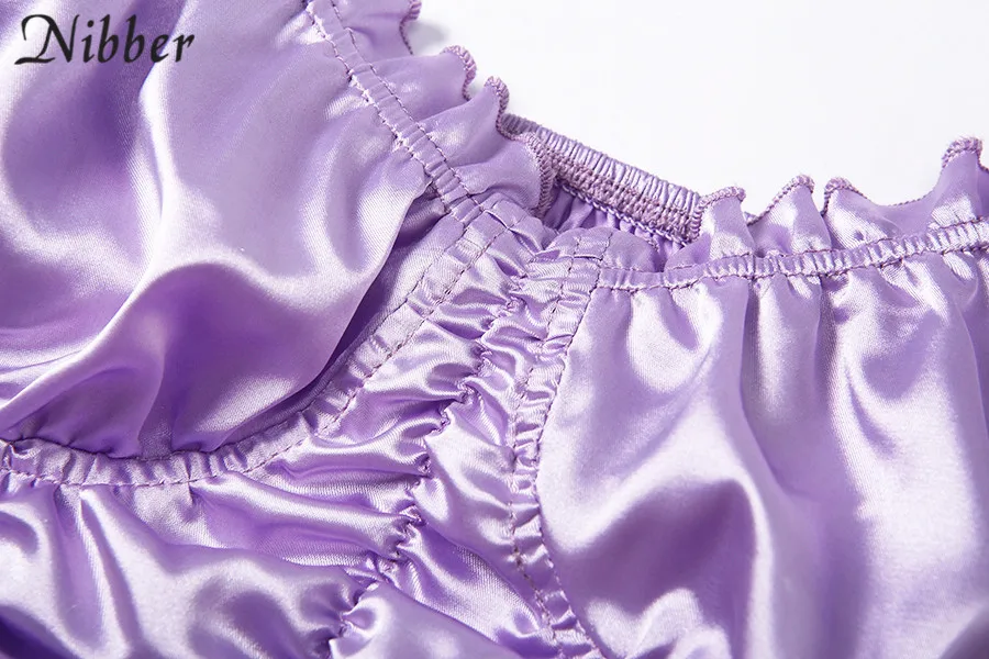 Nibber Harajuku, чистый шифон, без рукавов, короткий топ для женщин, элегантный Топик с оборкой,, модные, для отдыха, футболки, mujer, тонкие топы на бретелях