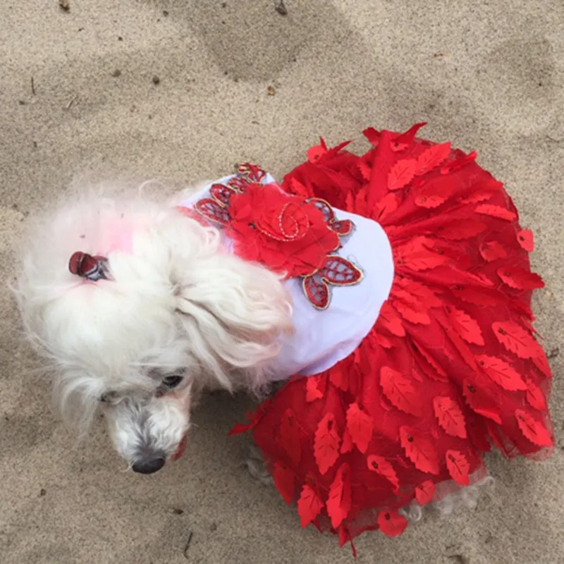 Домашнее собачье свадебное платье щенок Свадебный костюм для маленьких собак