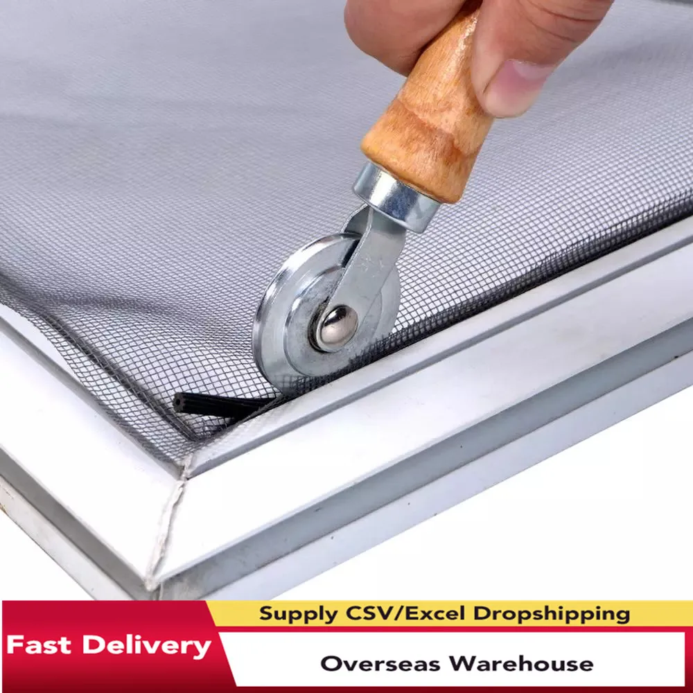 Ролик с деревянной ручкой и стальными колесами 1 шт. прочный ролик для установки