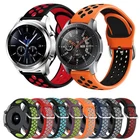 Ремешок силиконовый для Samsung Galaxy watch 3 46 мм 42 мм active 2 Gear S3, Воздухопроницаемый браслет для Huawei watch GT 2 2e, 20 мм 22 мм