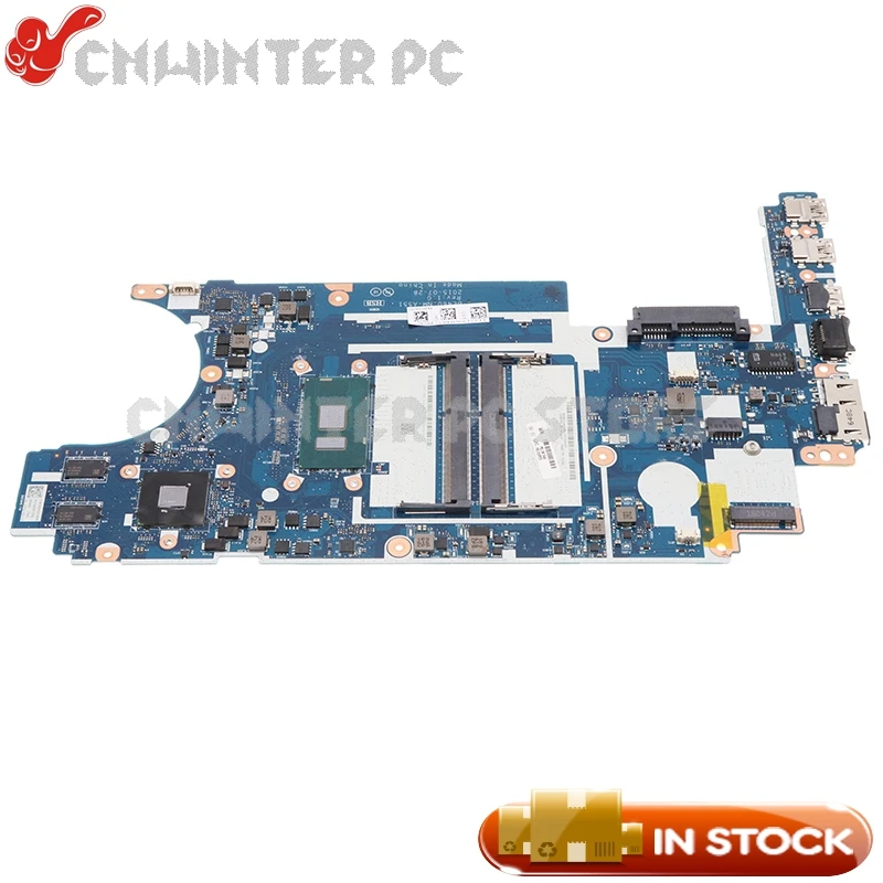 

NOKOTION For Lenovo Thinkpad E460 Laptop Motherboard 00UP259 BE460 NM-A551 SR2EZ I7-6500U CPU R7 M360 2G GPU