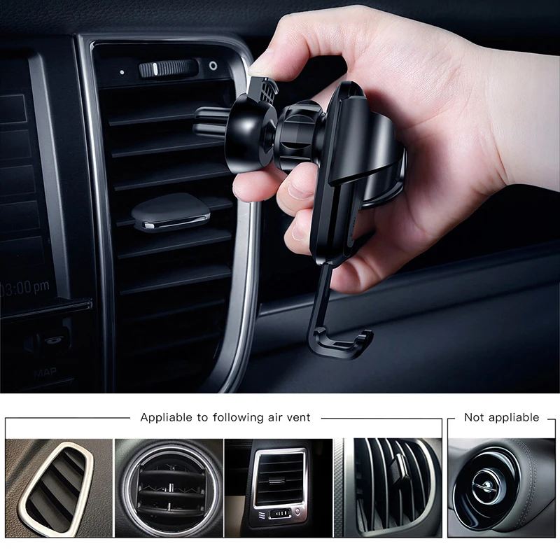 Baseus мобильный телефон держатель Автомобильный гравитационный кронштейн