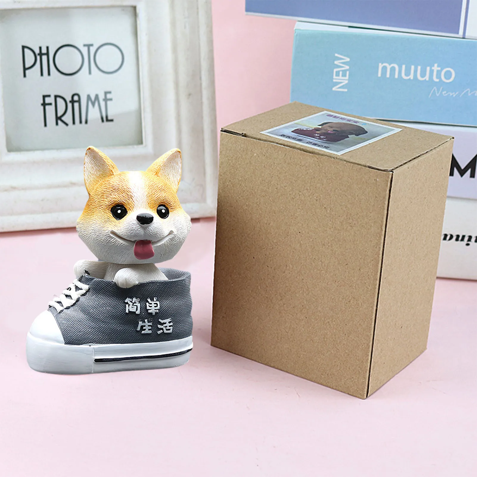 

2021 Car Ornaments Shaking Head Dashboard Cute Dog Styling Decor