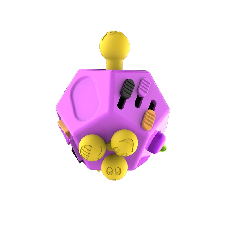 Decompression Toy Cube Anti Stress Ring Relief Anxiety Color Wooden Cubes Creative Toys | Дом и сад