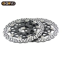 front floating disc brake rotor brake pad disc rotors for kawasaki zx10r abs zx 10r zx 10r 1000cc model year 2011 2012 2013