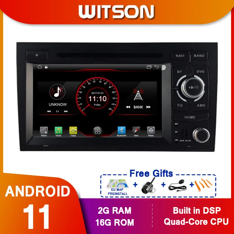 Автомобильный мультимедийный плеер WITSON стерео-система на Android с GPS для Audi A4 A5 |