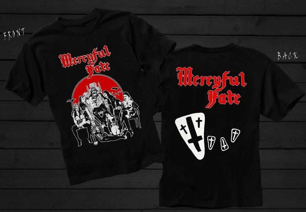 MERCYFUL FATE датский тяжелый металлический ремешок размеры футболки 6XL(2)|Мужские