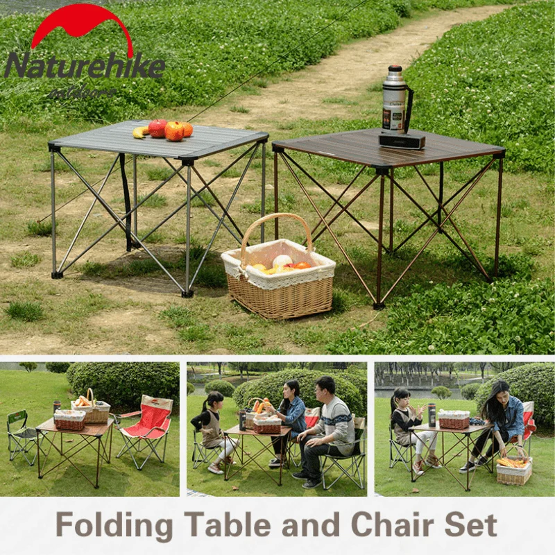 Портативный Складной Стол Naturehike для кемпинга на открытом воздухе компьютерные