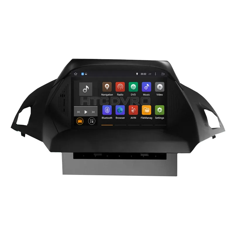 YMODVHT 8 дюймов 4G Восьмиядерный Android 9 0 7 1 автомобильный DVD GPS для Ford Kuga/Escape 2013 Авто RDS