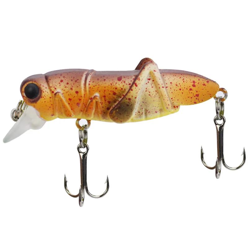 

Fishing Lure Simulation Cricket Locust Artificial Lures 5.5cm 3.7g Insect Bait Float Minnow Lot 5 Pieces Sale