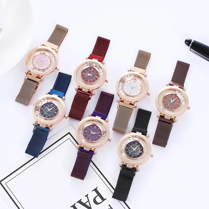

New Fashion Simple Watch Mesh Belt Unisex Watches Luxury Valentine Gift for Women High Quality Designed Watches Ladies 2019