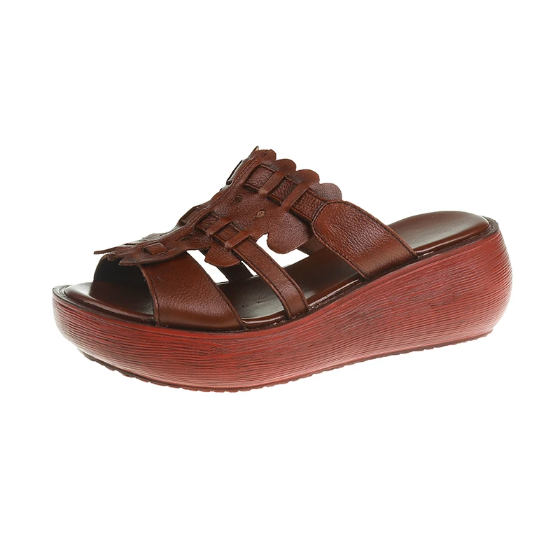 

Women's Flip Flops Summer Shoes for Women 2021 Weave Platform Shoes Open Toe Sandals All-match Comfortable Casual Shoes slippers