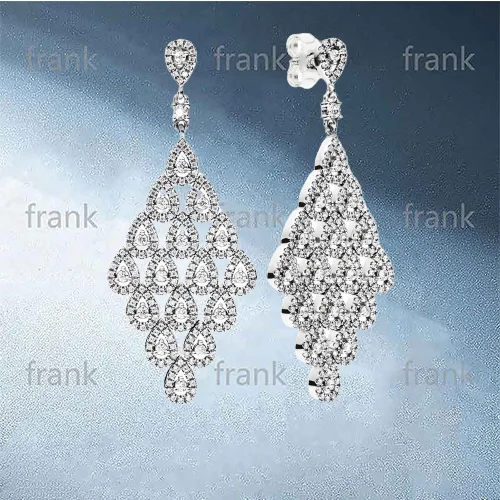 

296321CZ Cascading Glamour Limited Edition Earrings, Clear CZ