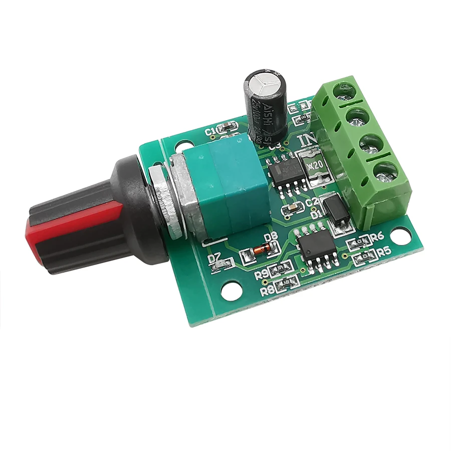 1803BK PWM контроллер скорости двигателя постоянного тока 1 8 в 3 5 6 12 В 2 а Регулируемый