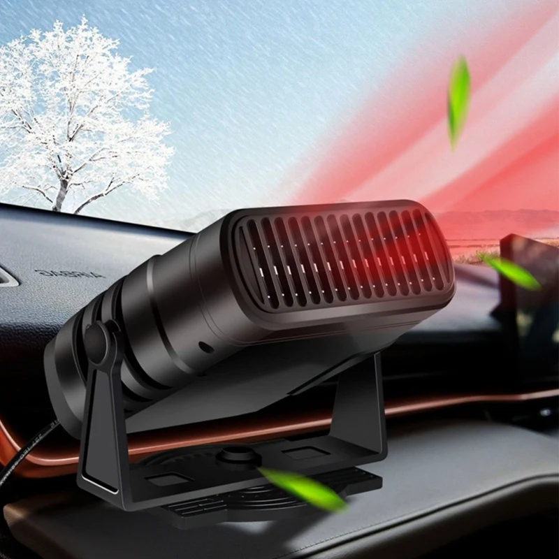 

4-in-1 24V 200W Car Heater Electric Cooling Heating Fan Portable Electric Dryer Windshield Defogging Demister Defroster
