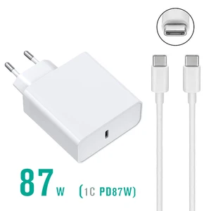 65w 87w usb c power adapter usb c charger for macbook pro asus lenovo hp xiaomi for huawei laptop tablet phone charger free global shipping