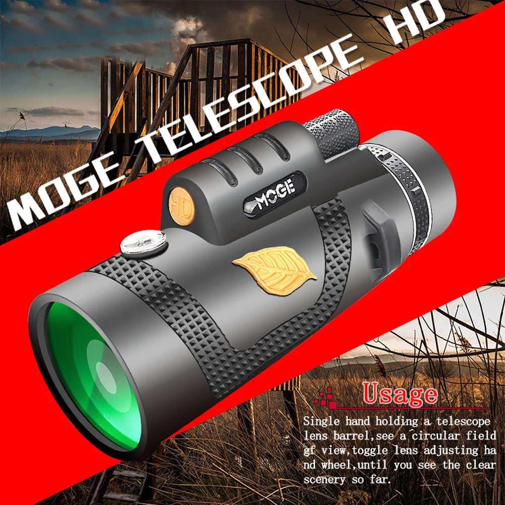 

Monocular Telescope High Power High Definition Telescope Outdoor Telescope Hiking Camping Equipment 12x50 Monocular Telescope