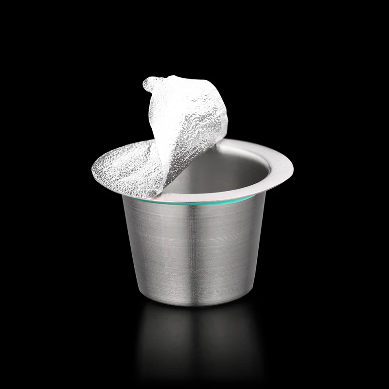 100 шт. многоразовые герметичные пленки для кофейных капсул|Целлофановые и