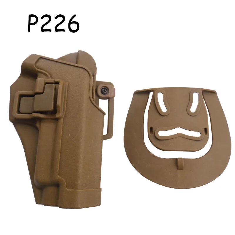 Тактическая страйкбольная кобура для пистолета SIG SAUER P226 P228 P229 чехол для пистолета для правой/левой руки чехол для оружия аксессуары для боевой охоты - Цвет: right hand sand