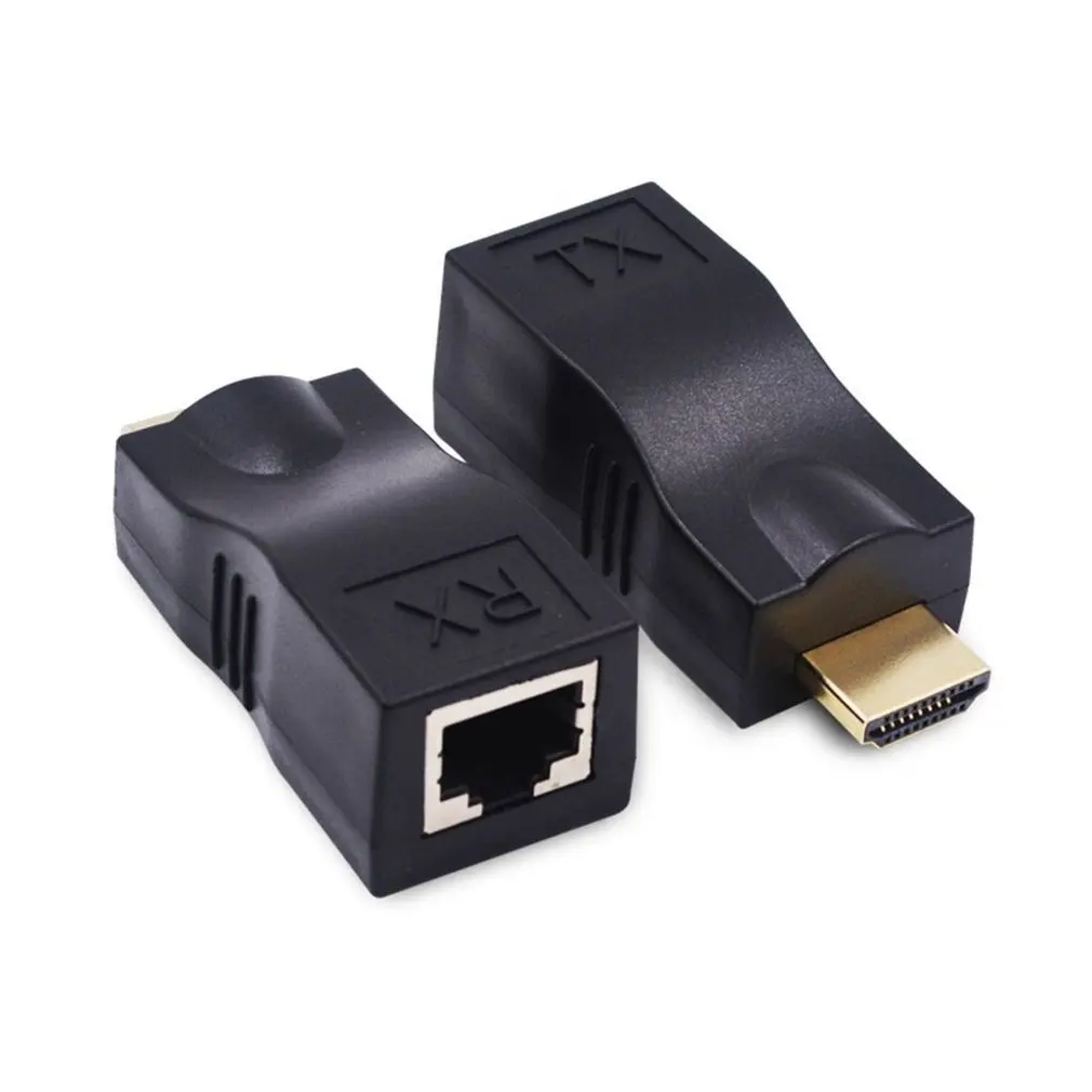 4K 3D HDMI 1 4 30 м удлинитель к RJ45 по Cat 5e/6 сетевой LAN Ethernet адаптер Расширение для