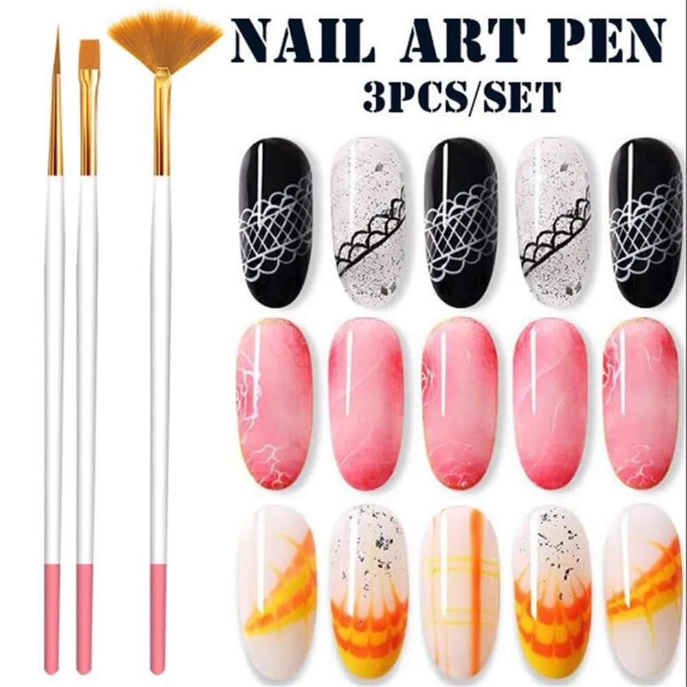 3 шт. инструменты для маникюра Гель-лак рисования | Красота и здоровье