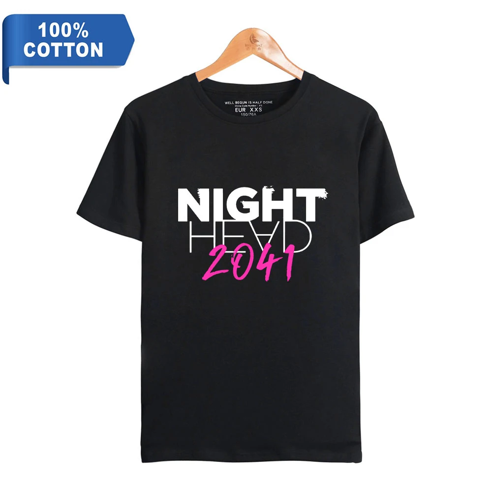

2021 New NIGHT HEAD 2041 T shirt Short Sleeve 2D Print 100% Cotton Women/Men Clothes