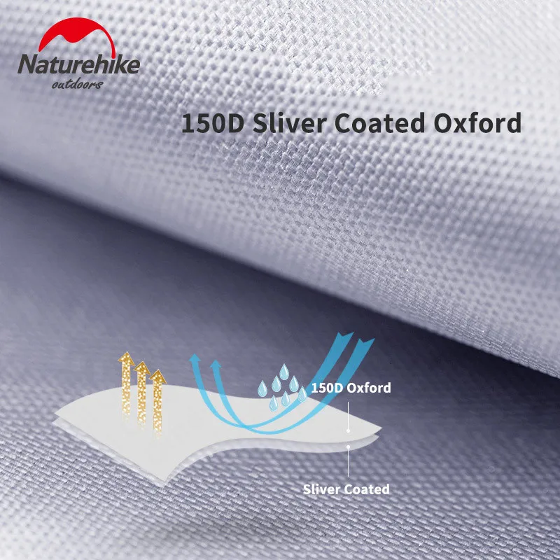 Палатка Naturehike туристическая Ультралегкая портативный тент от солнца в форме