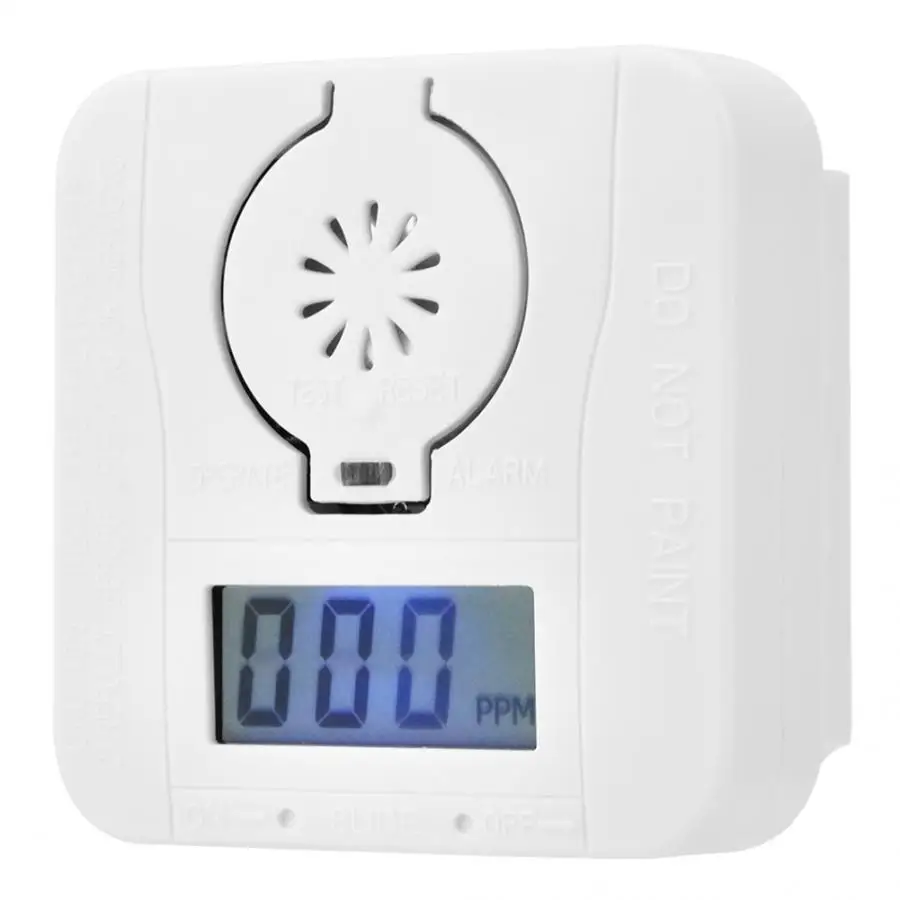 Угарный газ дымовой пожарный извещатель с ядовитым газом Предупреждение Сенсор