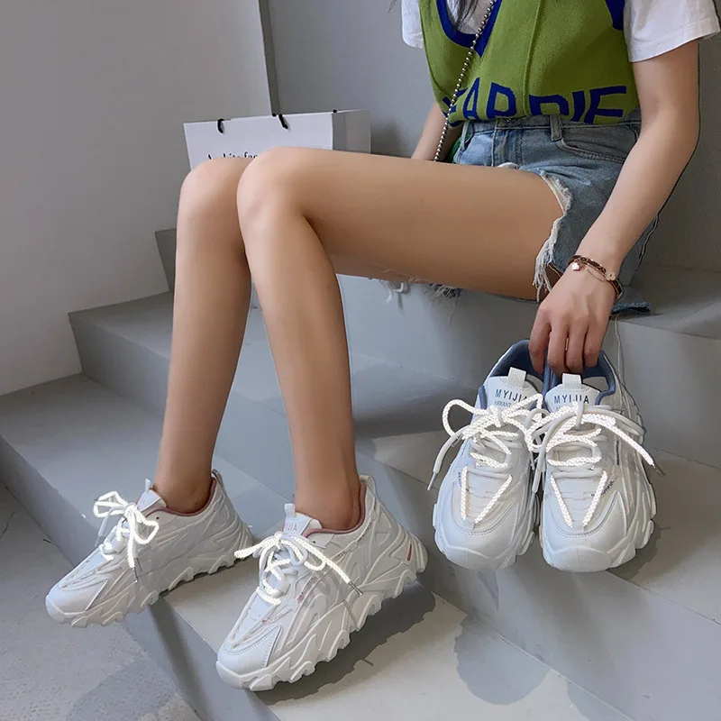 

Women's Shoes 2021 Autumn Fashion Platform Increase Sneakers Women Casual Shoes Ladies Non Slip Sport Shoes