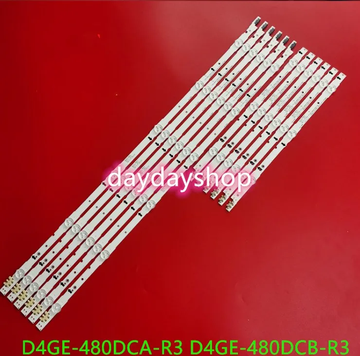 12 шт./компл. светодиодный подсветка полосы для Светодиодный ТВ UE48H6400 UE48H6200AK BN96 30453A