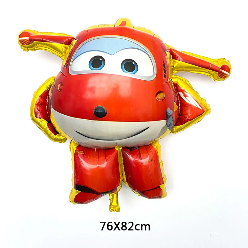 

16Pcs 3D Super Wings Balloon Jett balloons Super Wings toys Birthday Party 32 inch Number Decorations kids toy Balloons supplies