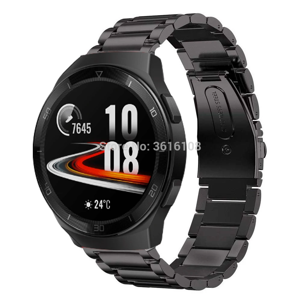 Ремешок из нержавеющей стали для Huawei Watch GT 2e металлический браслет huawei watch gt 46 мм