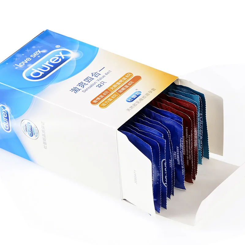 Презервативы Durex Ультра тонкий натуральный латекс пенис рукав смешанные 4 типов